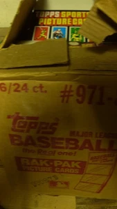 1987 TOPPS RACK PACK BOX OF 24 RACKS OF 48 CARDS PLUS 86 ALL STAR GLOSSY CARD - Picture 1 of 9