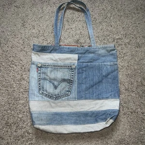 Bolso Cartera Jeans Levi's 501 Denim Reciclado Vintage - Imagen 1 de 6
