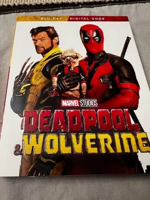 Deadpool & Wolverine (Blu-ray, Digital Code, 2024) NEW w/Slip cover - Image 1 of 3