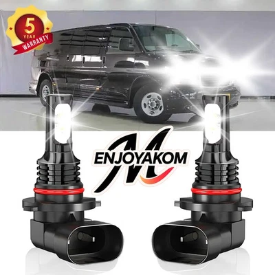 Combo de 2 bombillas antiniebla LED blancas para GMC Sierra 3500 2003-2006 Foto 1 de 4
