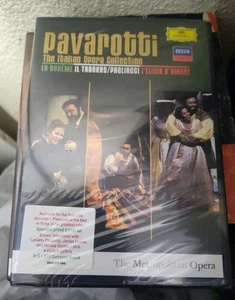 Luciano Pavarotti The Italian Opera Collection DVD Decca New Sealed Metropolitan - Picture 1 of 2