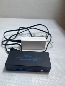 8K Dual Monitor HDMI KVM Switch 2 Computer 4 USB 3.0 Ports 8K@60Hz 4K@120Hz - Bild 1 von 5