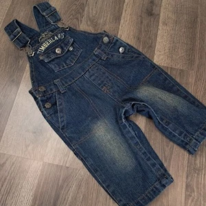 Baby Timberland Denim Bib Overalls Size 6/9 Months - Picture 1 of 7