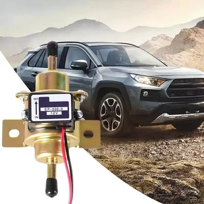 12V Fuel Pump Solenoid Fuel Pump Automotive Modification Copper-clad Aluminum - Image 1 of 4