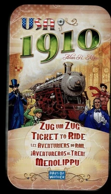Used in great condition - TICKET TO RIDE USA 1910 --- IN  TIN - Image 1 of 2