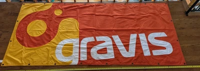 GRAVIS BANDERA BANNER ZAPATOS DE SKATE LETRERO HOMBRE TIENDA CUEVA PARED GRANDE 94''x 41''' Foto 1 de 4