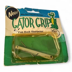 Vintage Gator Grip Fishing Lure Hook Sharpener + Allen Wrench Factory Sealed NOS - Picture 1 of 7