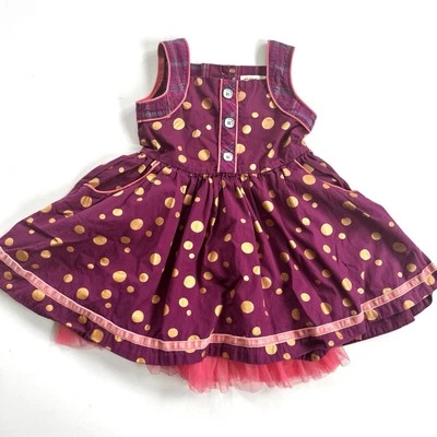 Matilda Jane Size 4 Nicoletta Holiday Party Dress Friends Forever - Image 1 of 4