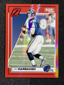 2024 Panini Zenith Red Zone Red #56 Jim Harbaugh San Diego Chargers /50 - Picture 1 of 2