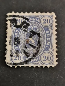alte Briefmarke, 1875, Finnland , 20P, gestempelt - Bild 1 von 2