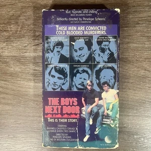 The Boys Next Door | VHS | 1986 | Charlie Sheen | Vintage VHS - Imagen 1 de 8