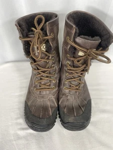 UGG Adirondack II 5446 Damen Stiefel Duck Kunstleder gefüttert Leder 8 braun - Bild 1 von 12