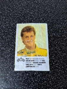 MICHAEL SCHUMACHER #38 F 1 pełna seria wkładów z gumy bąbelkowej Bardzo rzadkie! - Zdjęcie 1 z 2