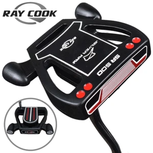 RAY COOK SR-500 BLACK SPIDER PUTTER 34" +HEADCOVER & MIDSIZE GRIP / RIGHT HANDED - Picture 1 of 6