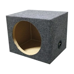 EMPTY WOOFER BOX 15" SQUARE QPOWER - Picture 1 of 2