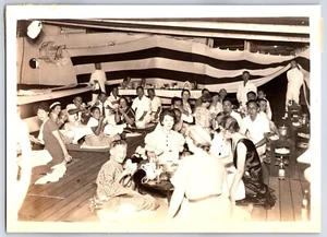 Pre Segunda Guerra Mundial Japón, Terukuni Maru (照国丸), escena de crucero de Nueva York (1937) - Foto de colección - Imagen 1 de 2