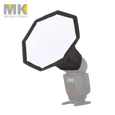 Mini Octagon Diffuser Softbox 19cm 7.5" Flash for Canon Nikon Yongnuo Speedlite - Image 1 of 4