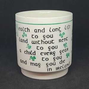 An Irish Toast Coffee Cup Shamrock -Health life rent child - Picture 1 of 6