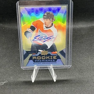 2023-24 Upper Deck Trilogy Rookie Premiers nivel 2 dorado automático/149 Elliot Desnoyers - Imagen 1 de 3
