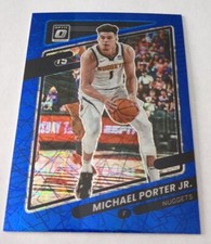 2021-22 Panini Donruss Optic Michael Porter Jr. #7 Blue Velocity Nuggets