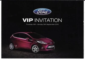 Polar Ford St Helens VIP Sales Event Invitation 2010 UK Market Foldout Brochure - Picture 1 of 2