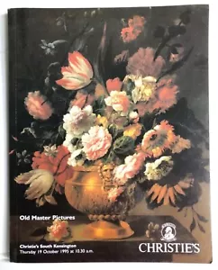Christie's Auction Catalog 1995 Old Master Pictures Info & Reference - Imagen 1 de 12