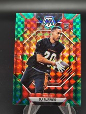 2023 Panini Mosaic Football Bengals RC DJ Turner Red And Green Prizm[LB41]