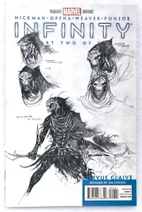 INFINITY #2 1:50 DESIGN VARIANT CORVUS GLAIVE HICKMAN CHEUNG OPENA NM NEW B&B - Picture 1 of 6