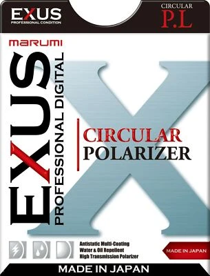 Marumi Exus Circular Polarising for Outdoor Photography Sizes 37mm - 82mm - Image 1 of 4