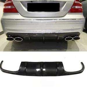 Difusor de parachoques trasero de fibra de carbono para Mercedes Benz W209 CLK320 CLK63 AMG 04-07 - Imagen 1 de 8