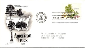 FDC 1978 SC #1767a Artcraft, Gray Birch - Hot Springs Park AR - Single - J7071 - Picture 1 of 2