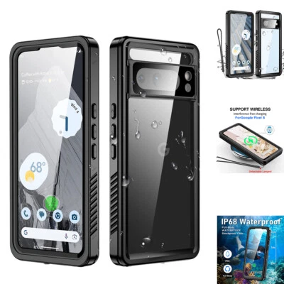 For Google Pixel 8 Pro/8/7a Case Rugged Waterproof Shockproof Heavy Duty Cover - Image 1 of 4