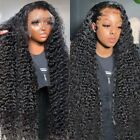 Deep Wave Glueless Pre Plucked Human Wig Ready To Go Water Wave Lace Frontal Wig