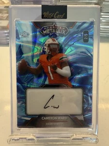 2023 Wild Card American Metallix - Cam Ward - 2/5 - #WMP-CWA Auto - Picture 1 of 2