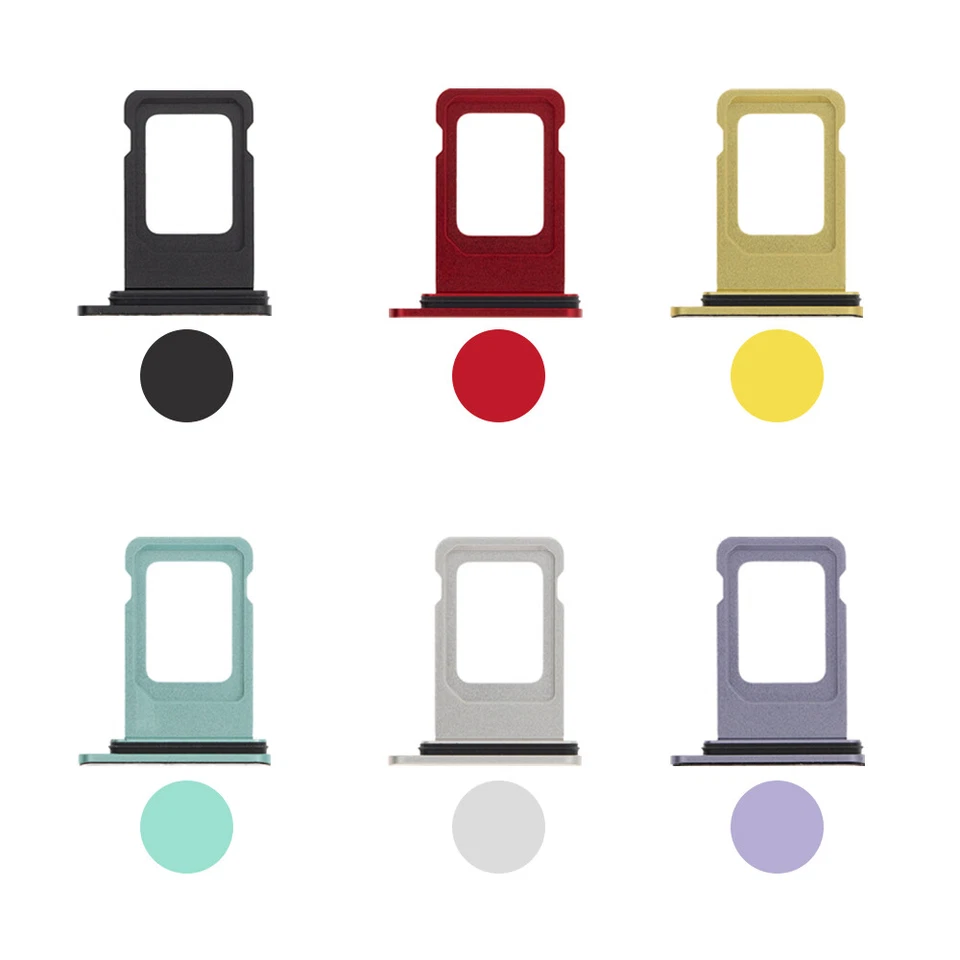 Repuesto de ranura para bandeja de tarjeta SIM para iPhone 11 Foto 1 de 1