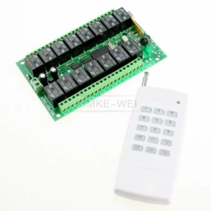15 Kanale Drahtlos RF Radio Fernbedienung 433Mhz Neu - Bild 1 von 8