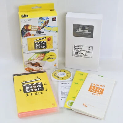 PSP Chotto Shot + Camera 1.3 Pixels {PSP-300} Playstation Portablel Boxed 0202 - Image 1 of 4