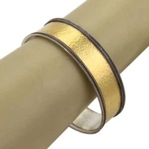 Gurhan Lancelot Armreif 24 Karat Gold & Sterling 19 mm breit - Bild 1 von 4