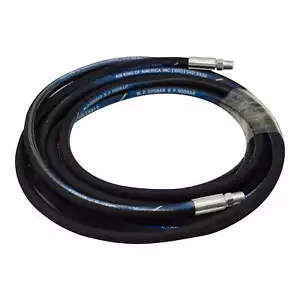 Hose, Cut Resistant, with steel-fitted end, 25ft - Picture 1 of 3