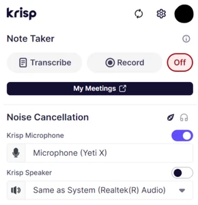 Krisp (noice canellation) account - Afbeelding 1 van 1