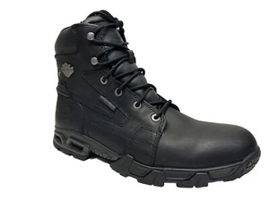 Botas de encaje negras impermeables Harley-Davidson® Andy de 5,5 pulgadas para hombre. D96066 Talla 13 - Imagen 1 de 11