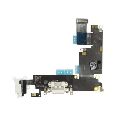 Replacement Charging Port Headphone Jack Mic Flex Cable for iPhone 6 Plus WHITE