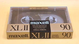 Nastro audiocassetta vuoto MAXELL XLII 90 USA (sigillato) nuovo! - Foto 1 di 6
