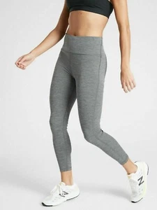 Athleta Ultimate Stash Pocket 7/8 Tight Gray Heather Small ~ Neu - Bild 1 von 10