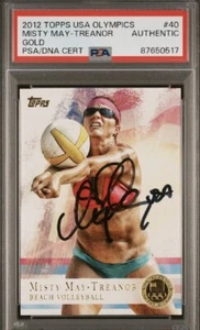 Misty May-Treanor Rare signed autographed 2012 Topps Olympic GOLD AUTO DNA PSA - Picture 1 of 3