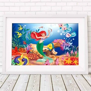 THE LITTLE MERMAID - Disney Poster Picture Print Sizes A5 to A0 **FREE DELIVERY* - Picture 1 of 14