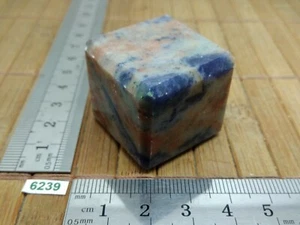 CUBE 30 mm SODALITE pierre bleu naturelle - mineraux forme esoterisme reiki - Imagen 1 de 5