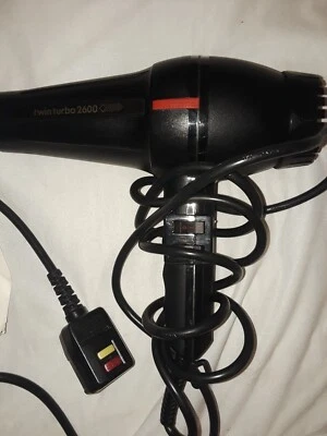  Secador de pelo Twin Turbo 2600 negro Foto 1 de 4