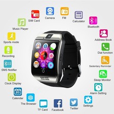  Q18  NFC Bluetooth Smart Watch Touch Screen Smartwatch SIM Card Phone Mate