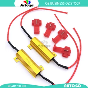 2pcs LED Indicator Flasher Relay Load Resistor Bulbs Ballast 50W 12V 6Ω - Picture 1 of 1